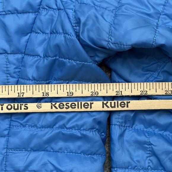 Patagonia Jacket Womens XL Blue Nano Puff Hooded Insulated Puffer Coat - Picture 14 of 15